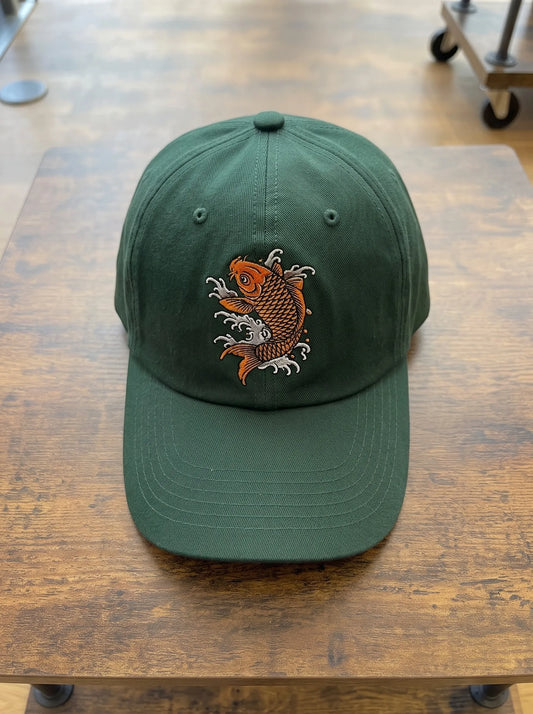 Da Vinci SAMPLE PRINT Cap Green Koi Fish
